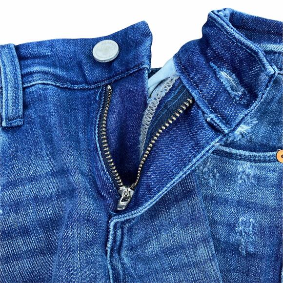 BlankNYC The Astor Cut-Off Raw Hem Denim Short Size 25 Blue Jean Shorts - Picture 7 of 12